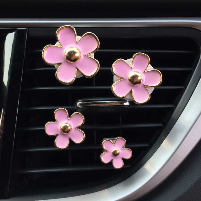 Joormom Four Daisy Car Vent, Perfume Clip, Cute Car Aromatherapy